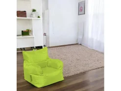 New Talamo Italia Poltrona Ossidiana, Assento almofadado, Sofá individual de sala, Cadeira com braços, Fabricado em Itália, 75x65 h70 cm, Verde