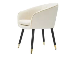 Online Poltrona Paris Creme/Dourado Cm 62X58X78 Bege