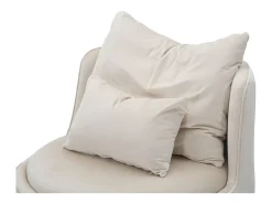Discount POLTRONA PARIS SPACE CREME/OURO CM Ø 84X72 Bege