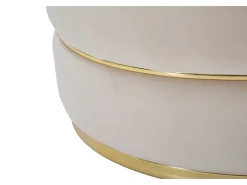 Discount POLTRONA PARIS SPACE CREME/OURO CM Ø 84X72 Bege