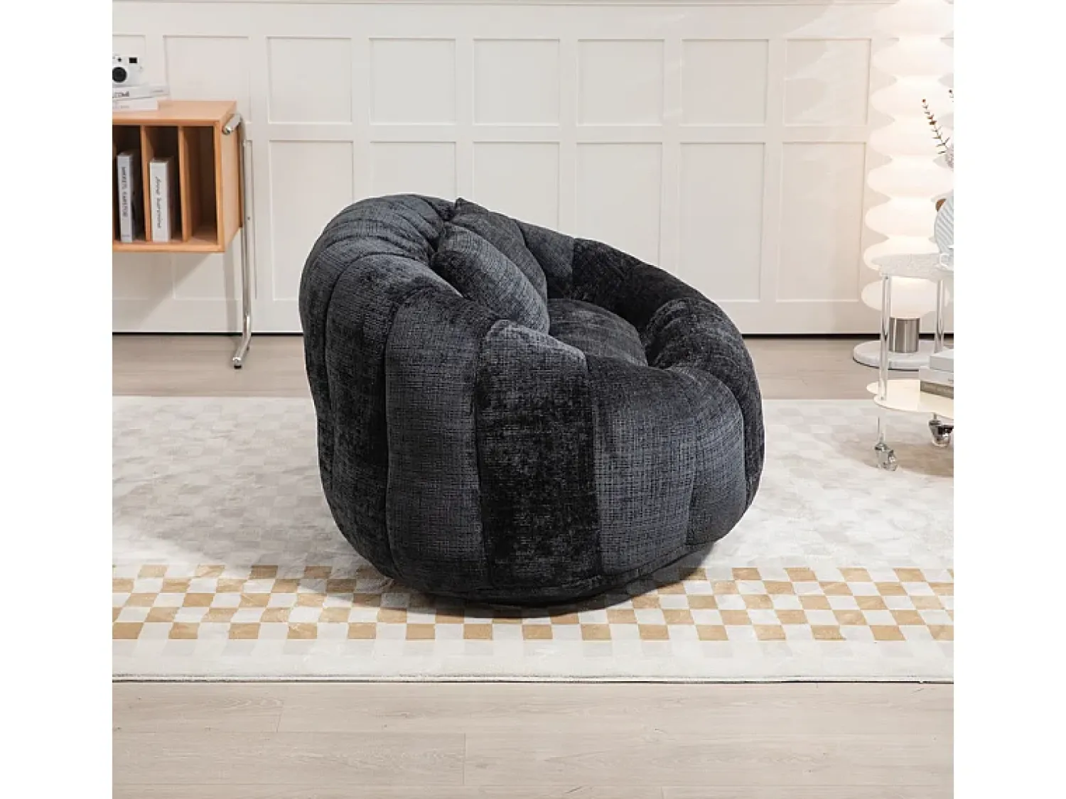 DripeX Poltrona Preguiçosa de Chenille - 2 Lugares - com 2 Almofadas - 62cm Profundidade do Assento - Carga Máx. 250kg -^ Sofá