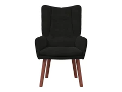 Outlet vidaxl poltrona 63 x 67 x 94 cm Veludo Preto