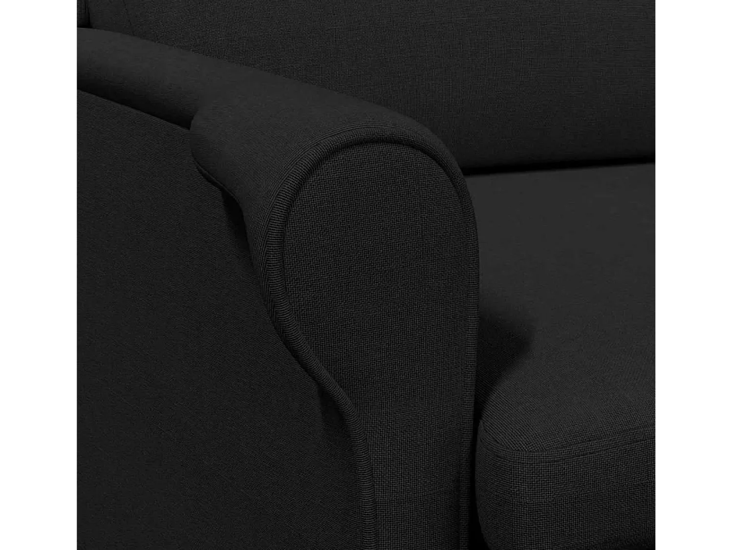 Poltrona|vidaxl poltrona 76 x 94 x 102 cm tecido Preto