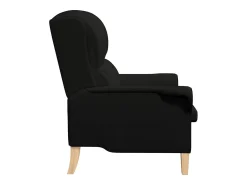 Poltrona|vidaxl poltrona 76 x 94 x 102 cm tecido Preto