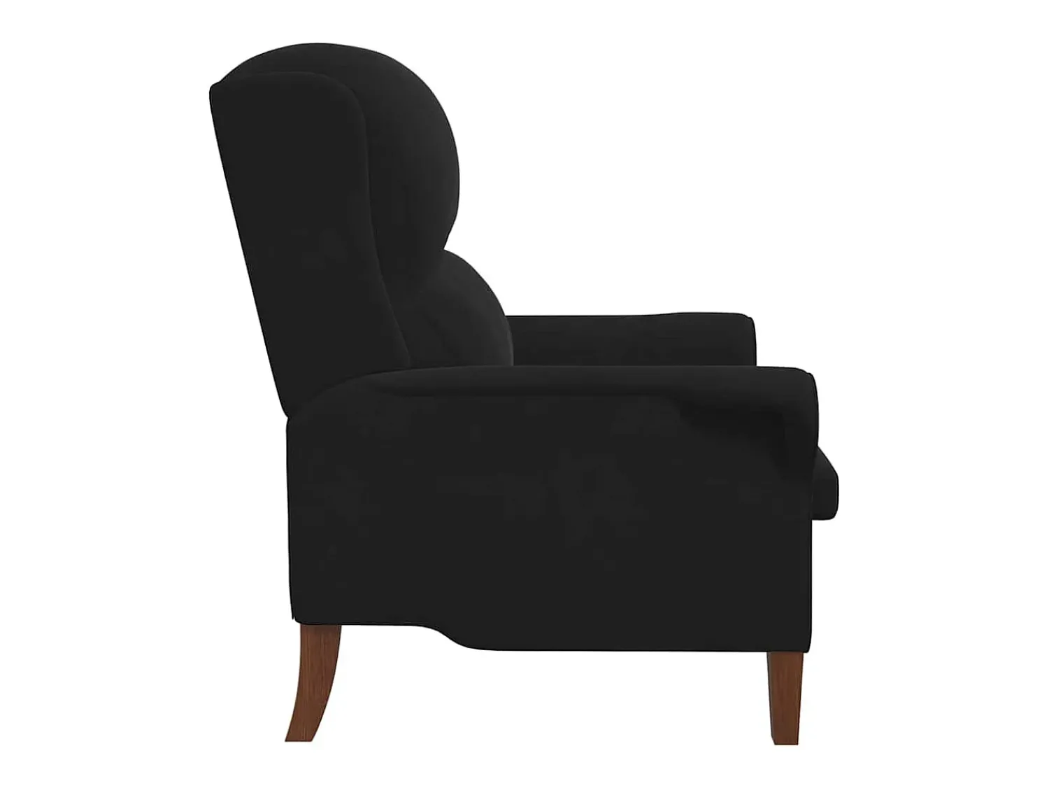 Poltrona|vidaxl poltrona 76 x 94 x 102 cm Veludo Preto