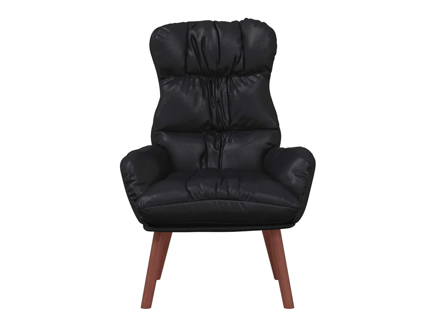 Poltrona|vidaxl poltrona 69 x 74 x 93 cm Couro Artificial Preto