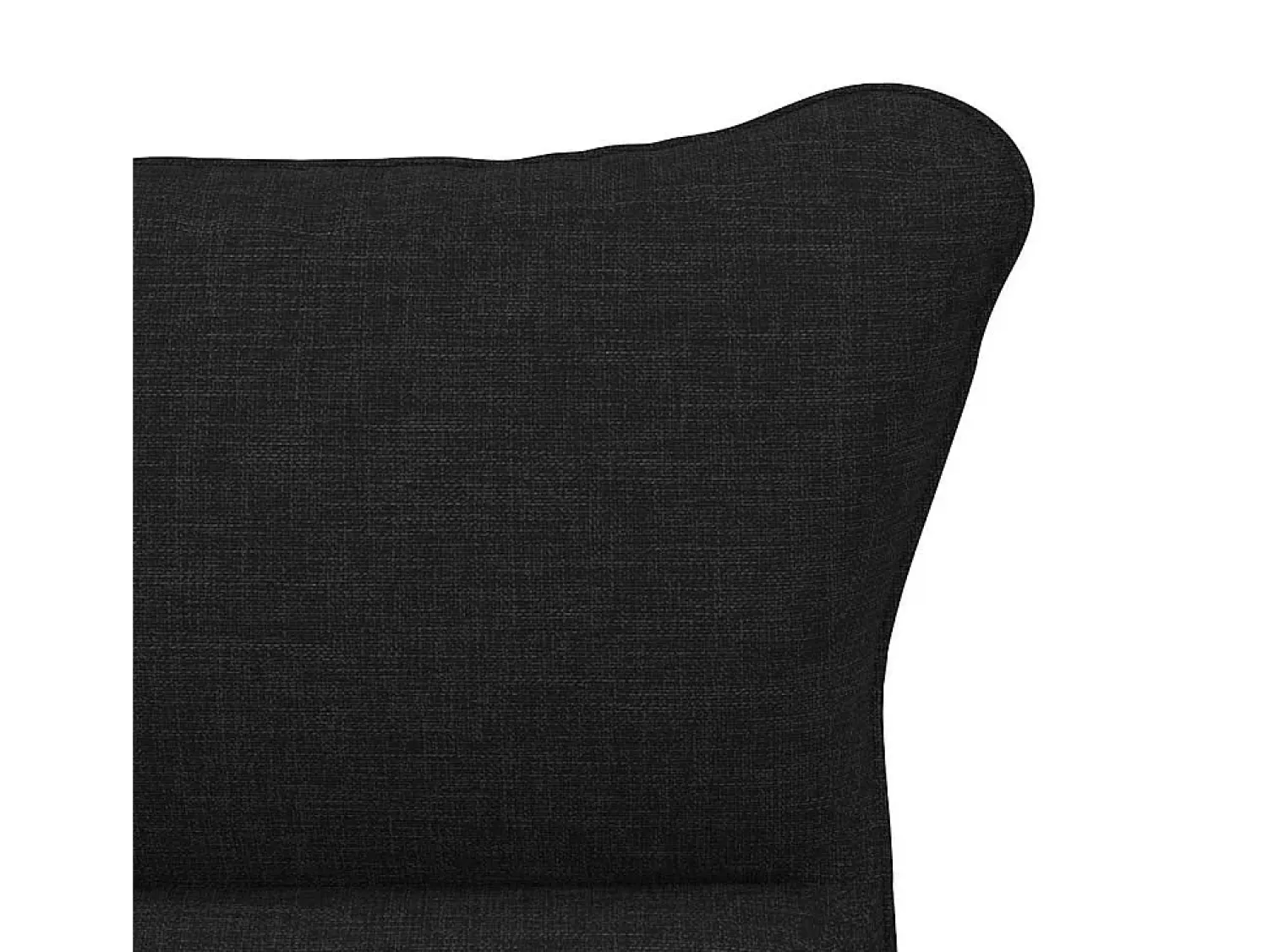 Poltrona|vidaxl poltrona 69 x 74 x 93 cm Tecido e Contraplacado Preto