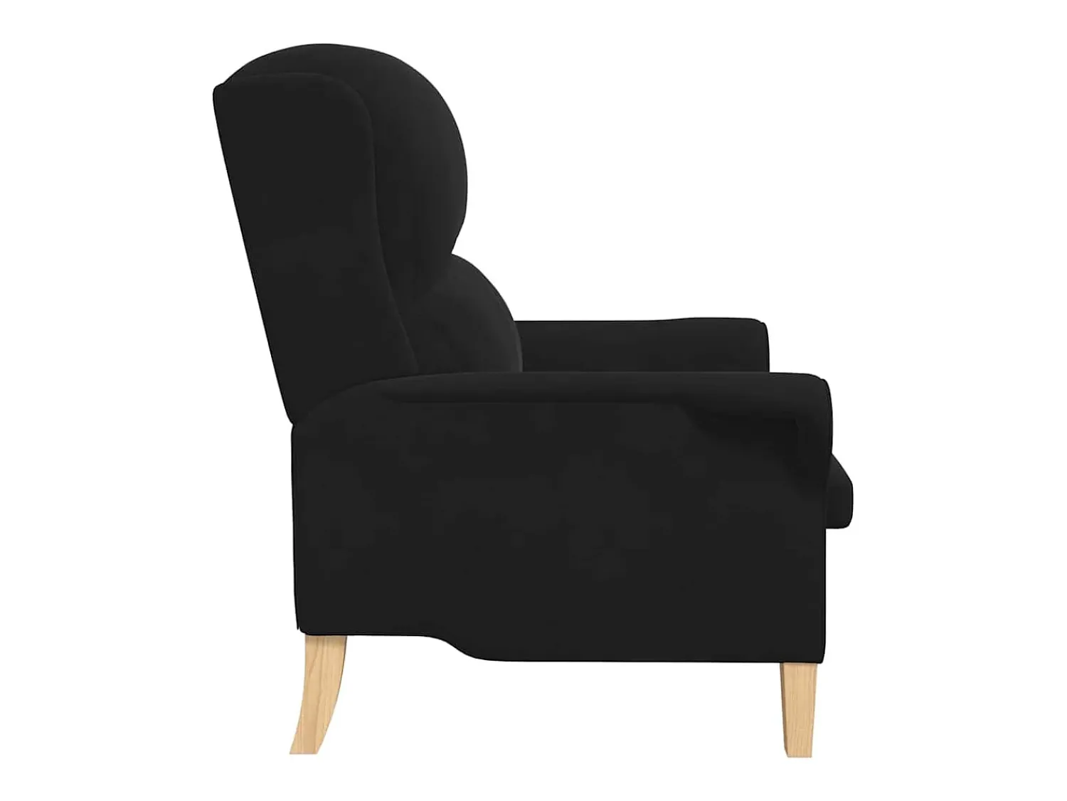 Poltrona* poltrona 76x94x102 cm Veludo SHL735745 Preto