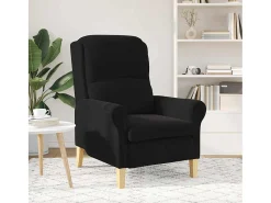Poltrona* poltrona 76x94x102 cm Veludo SHL735745 Preto