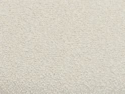 Poltrona*Vente-unique Poltrona pufe concha em tecido bouclé branco FONADO Bege / Branco