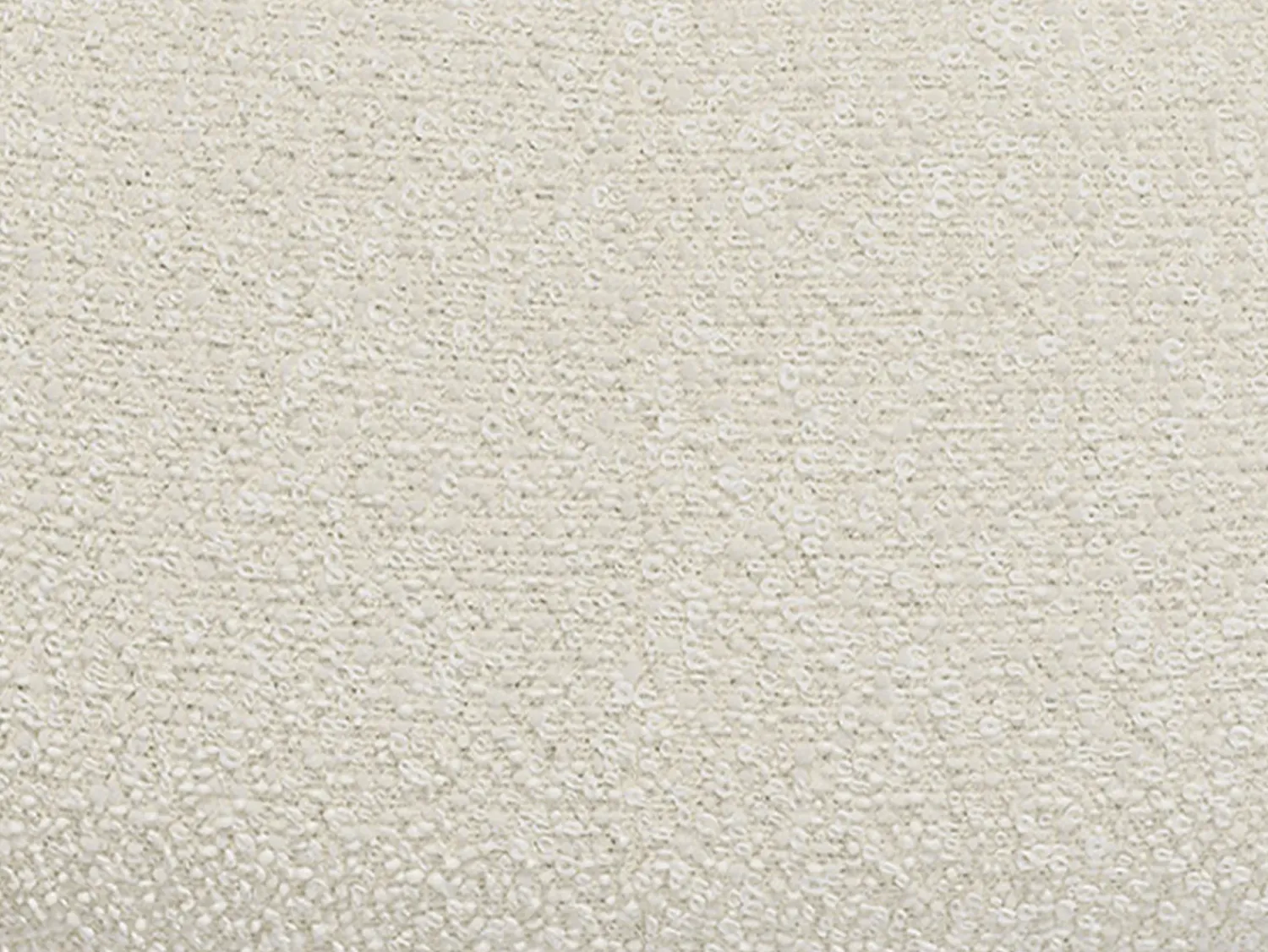 Poltrona*Vente-unique Poltrona pufe concha em tecido bouclé branco FONADO Bege / Branco