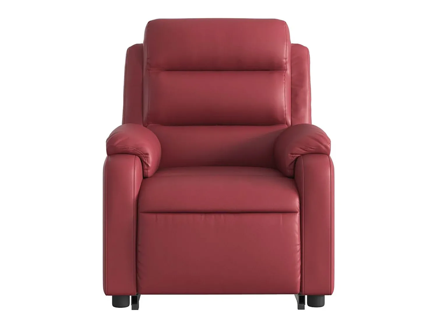 vidaxl Poltrona reclin. elevatória elétrica couro artif -tinto^ Poltrona