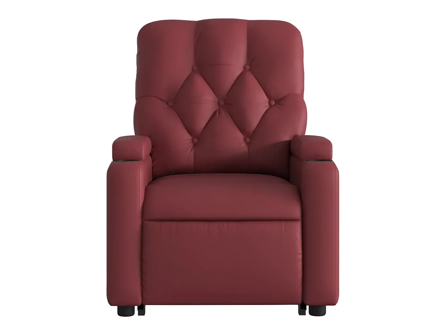 Poltrona reclin. elevatória elétrica couro artif -tinto SHL366106^ Poltrona