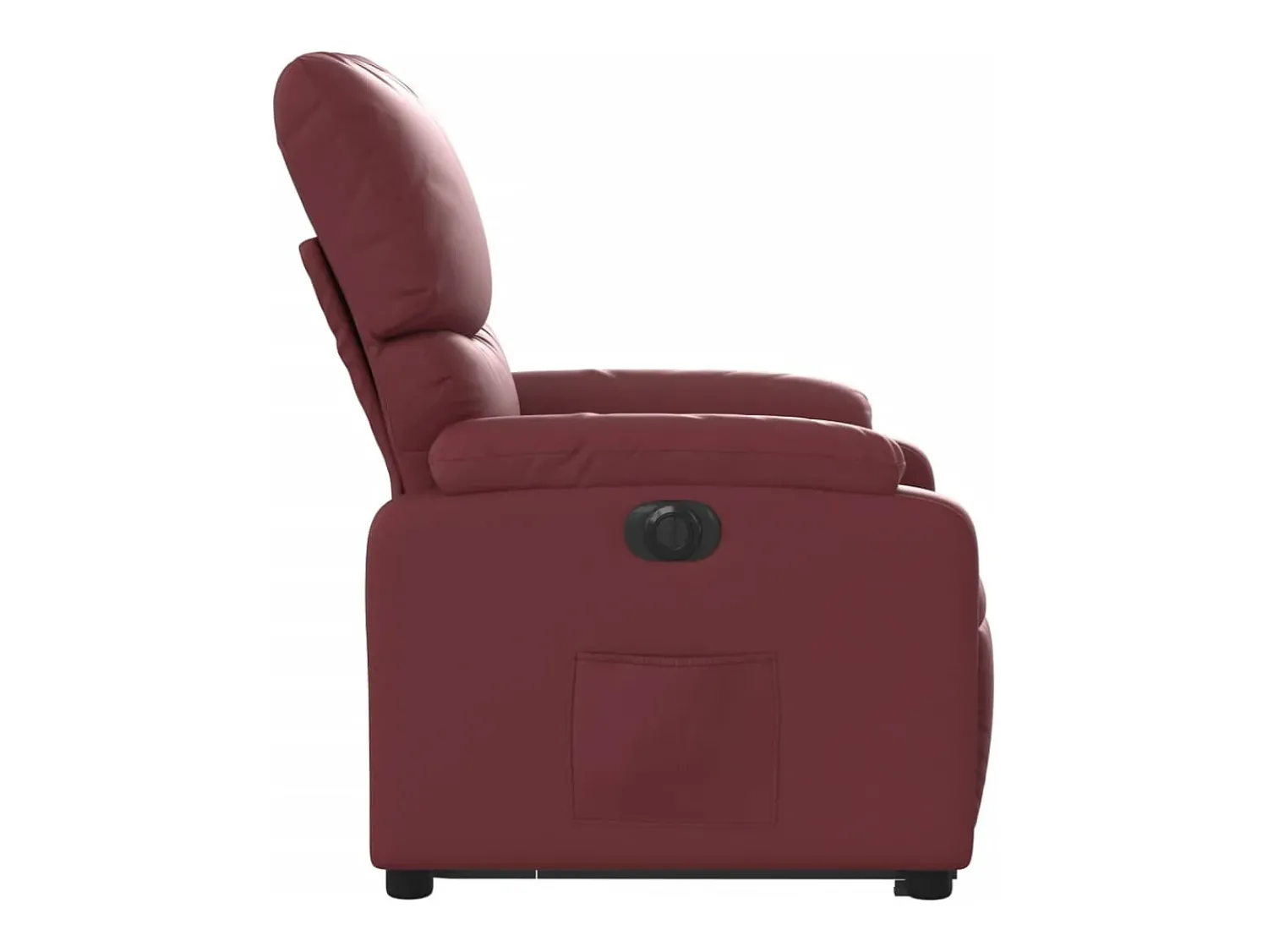Poltrona reclin. elevatória elétrica couro artif -tinto SHL454995^ Poltrona