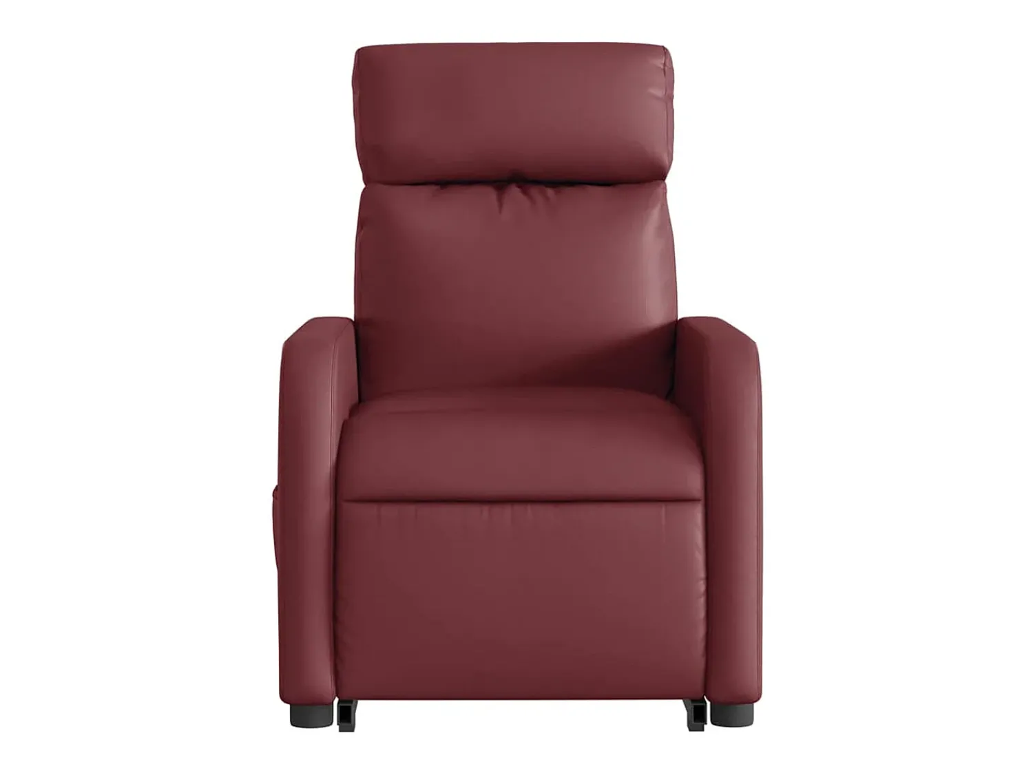 Poltrona reclin. elevatória elétrica couro artif -tinto SHL723625^ Poltrona