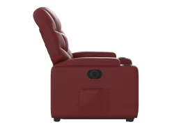 Best Poltrona reclin. elevatória elétrica couro artif -tinto SHL74493 Vermelho