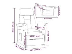 Poltrona Recliner 70.5x96.5x95 cm SHL987997^ Poltrona