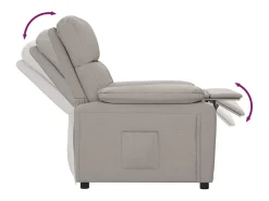 Poltrona Reclinável | Poltrona Confortável Relax tecido cinzento-acastanhado SHL578144^ Poltrona