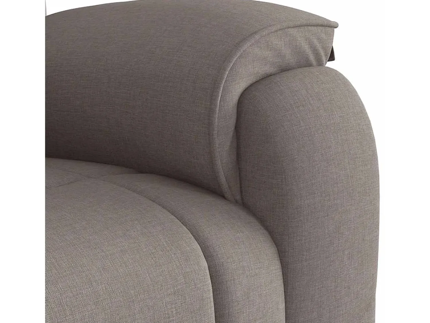 Poltrona* Poltrona Reclinável | Poltrona Confortável Relax tecido cinzento-acastanhado SHL296488 Taupe
