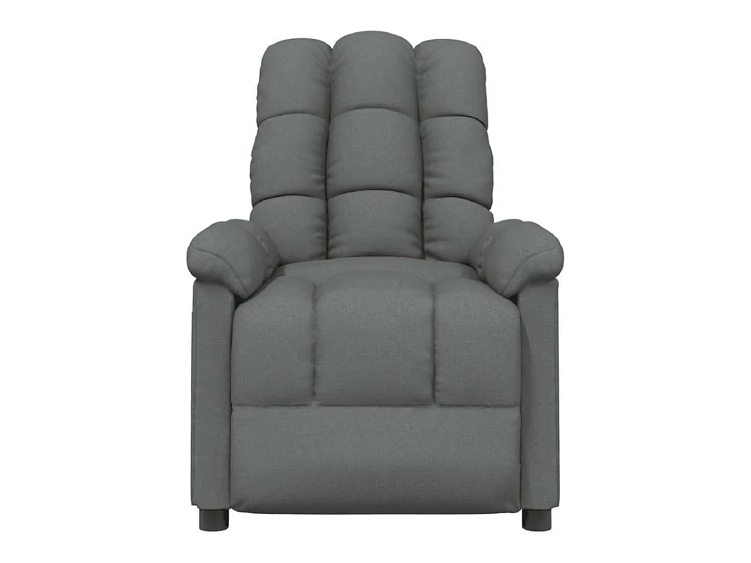 Poltrona| Poltrona Reclinável | Poltrona Confortável Relax tecido cinzento-escuro SHL429187 Cinza antracite