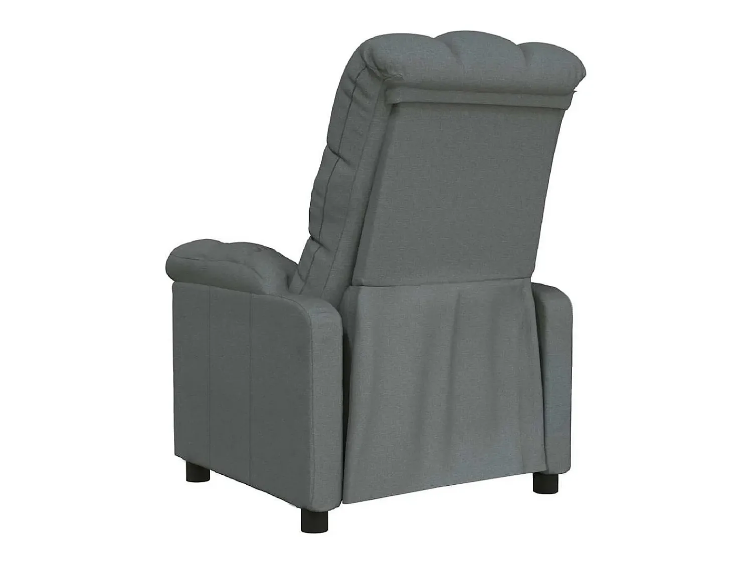 Poltrona| Poltrona Reclinável | Poltrona Confortável Relax tecido cinzento-escuro SHL429187 Cinza antracite