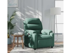 Poltrona Reclinável | Poltrona Confortável Relax tecido verde-escuro SHL212955 Verde pinho