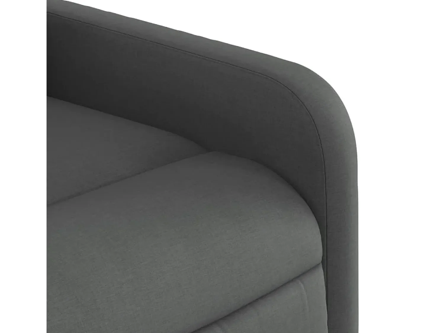 Poltrona Reclinável | Poltrona Confortável Relax tecido cinzento-escuro SHL432164^ Poltrona