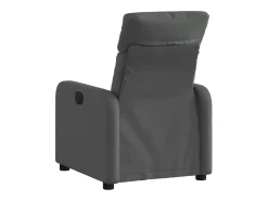 Poltrona Reclinável | Poltrona Confortável Relax tecido cinzento-escuro SHL432164^ Poltrona