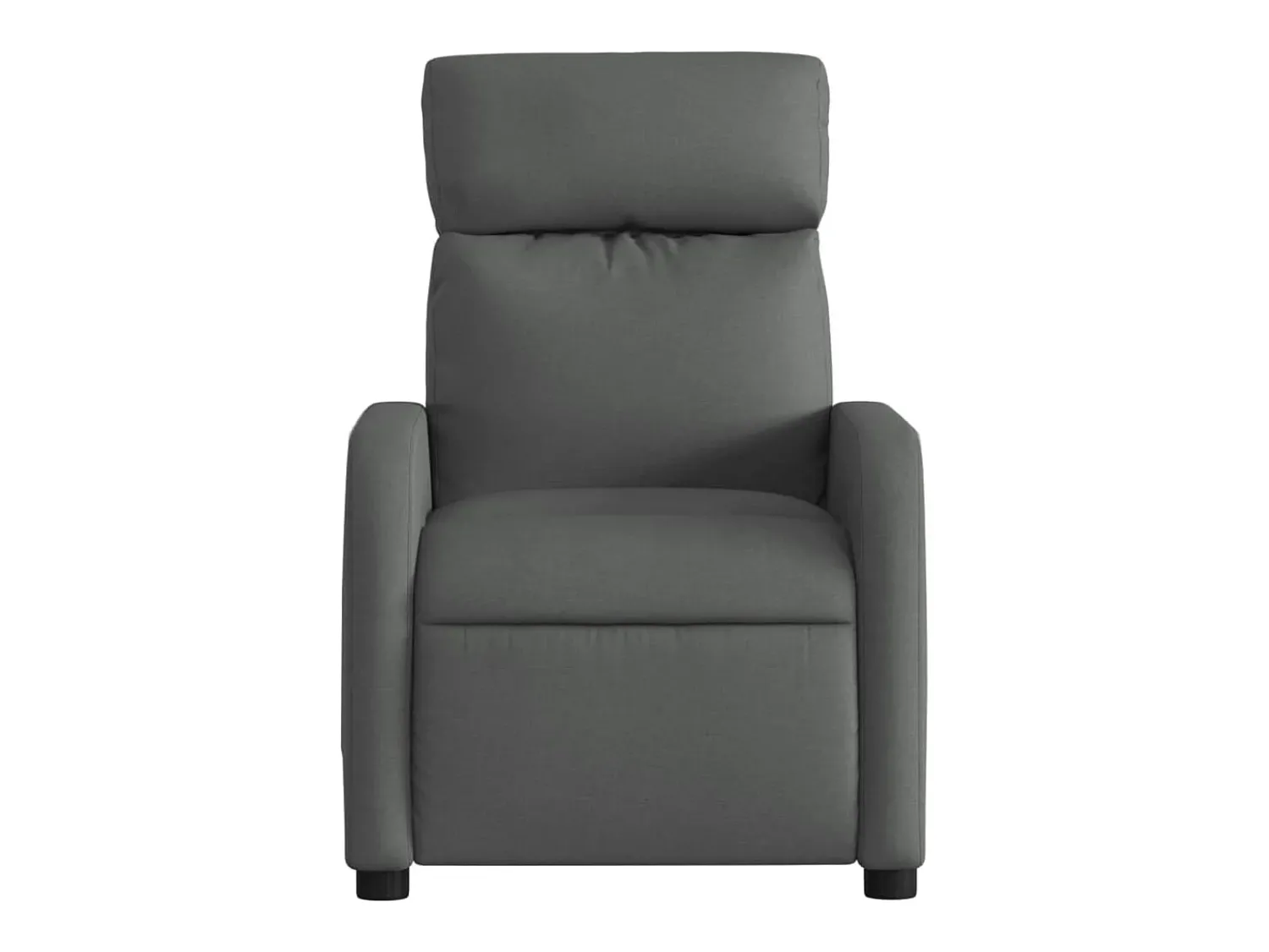 Poltrona Reclinável | Poltrona Confortável Relax tecido cinzento-escuro SHL432164^ Poltrona