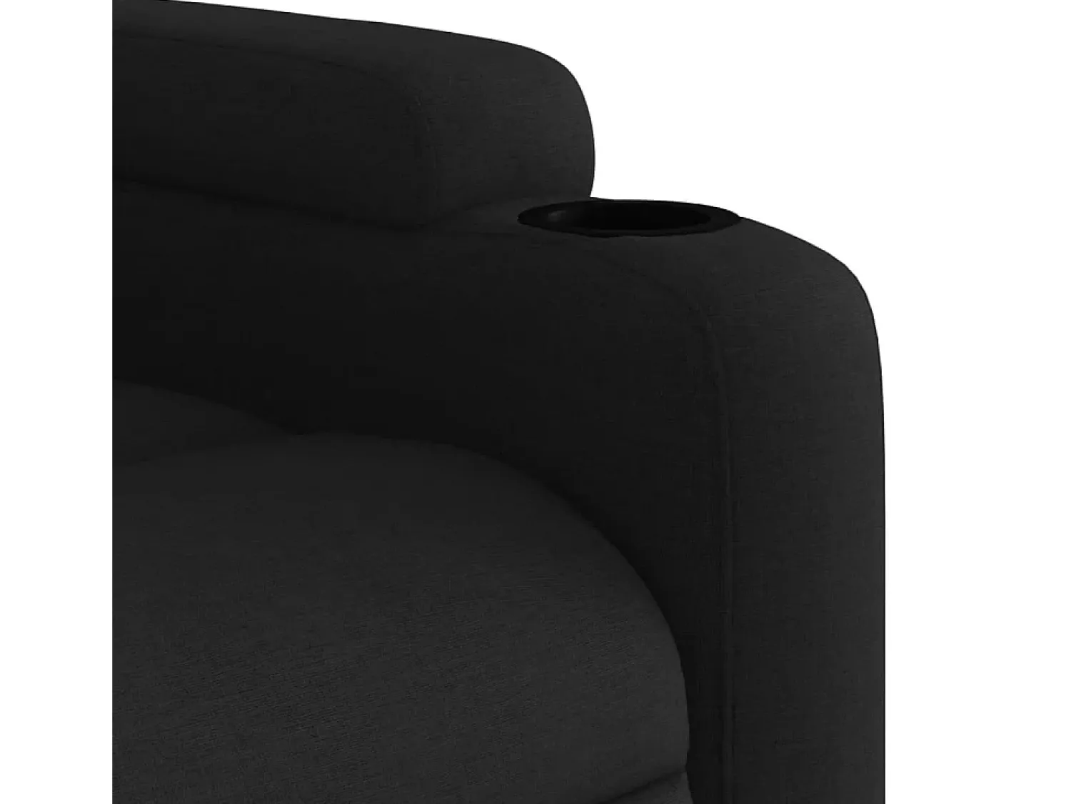Poltrona Reclinável | Poltrona Confortável Relax tecido SHL316604 Preto