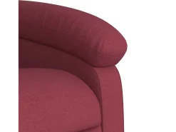 Outlet Poltrona Reclinável | Poltrona Confortável Relax tecido tinto SHL103374 Vermelho
