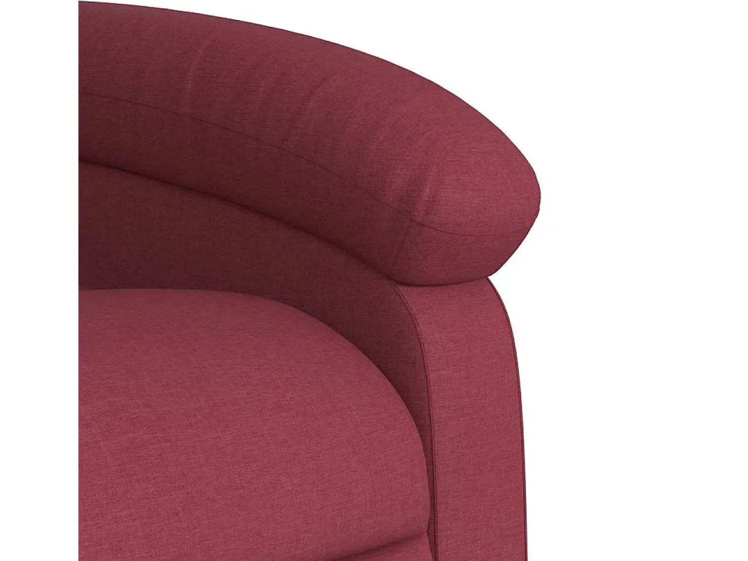 Outlet Poltrona Reclinável | Poltrona Confortável Relax tecido tinto SHL103374 Vermelho