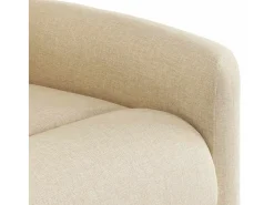 Poltrona| Poltrona Reclinável | Poltrona Confortável Relax tecido cor SHL378263 Creme