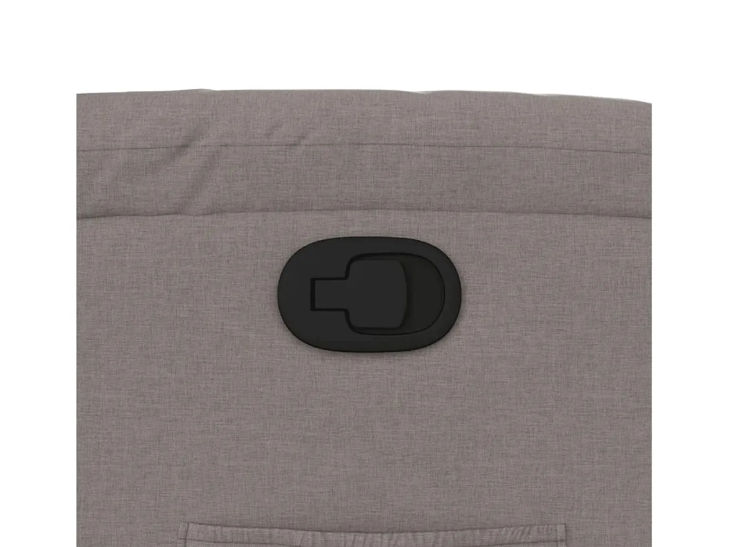 Poltrona* Poltrona Reclinável | Poltrona Confortável Relax tecido cinzento-acastanhado SHL378812 Taupe