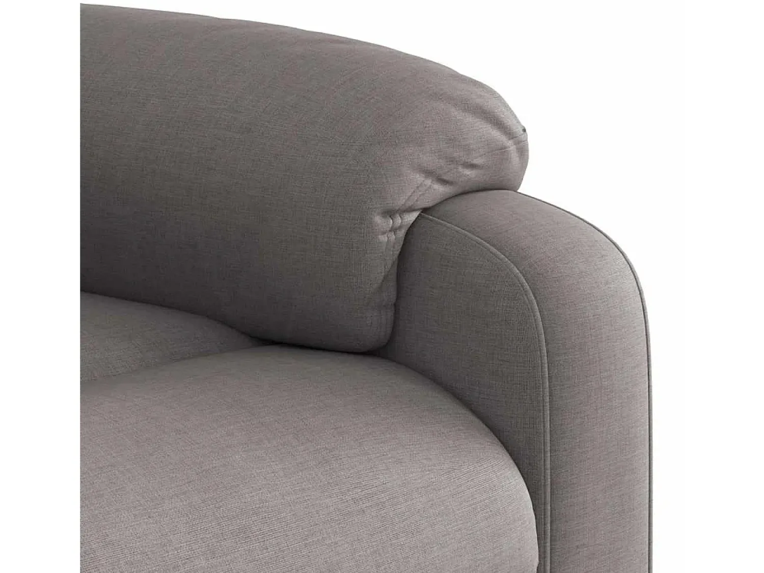 Poltrona* Poltrona Reclinável | Poltrona Confortável Relax tecido cinzento-acastanhado SHL183595 Taupe