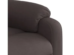 Poltrona| Poltrona Reclinável | Poltrona Confortável Relax tecido -escuro SHL666190 Castanho