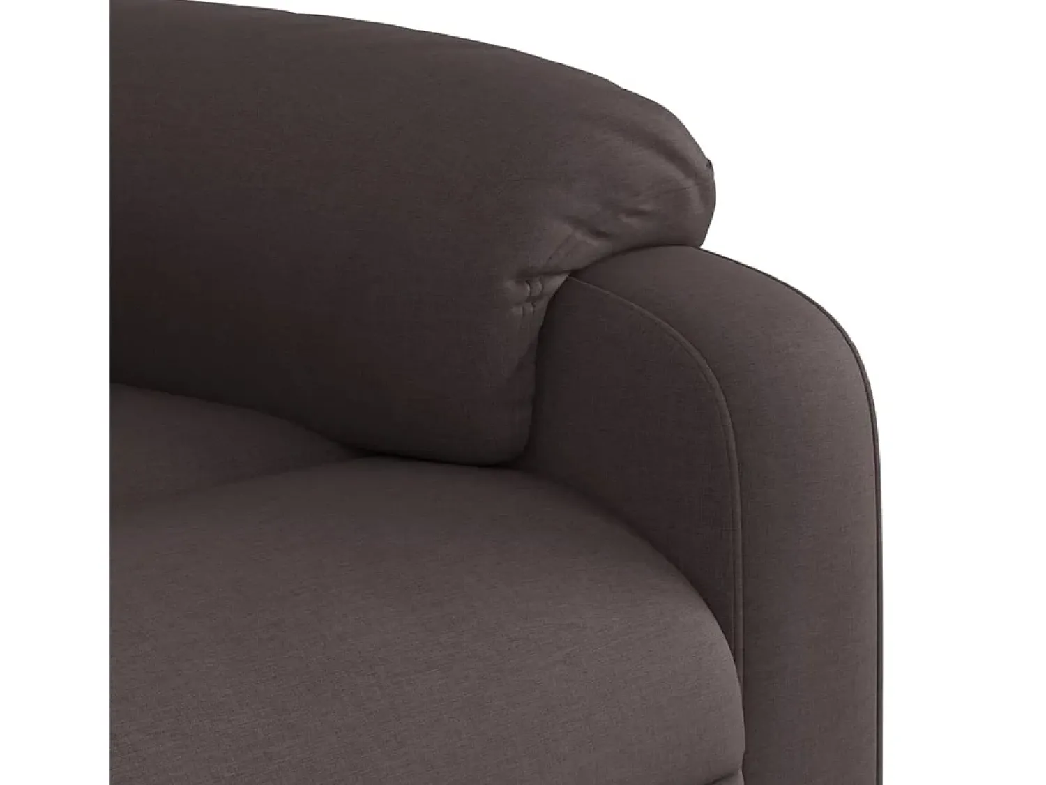 Poltrona| Poltrona Reclinável | Poltrona Confortável Relax tecido -escuro SHL666190 Castanho