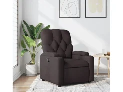 Online Poltrona Reclinável | Poltrona Confortável Relax tecido -escuro SHL837011 Castanho