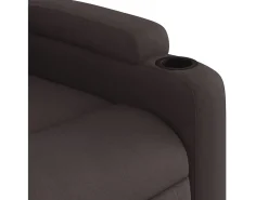 Online Poltrona Reclinável | Poltrona Confortável Relax tecido -escuro SHL837011 Castanho