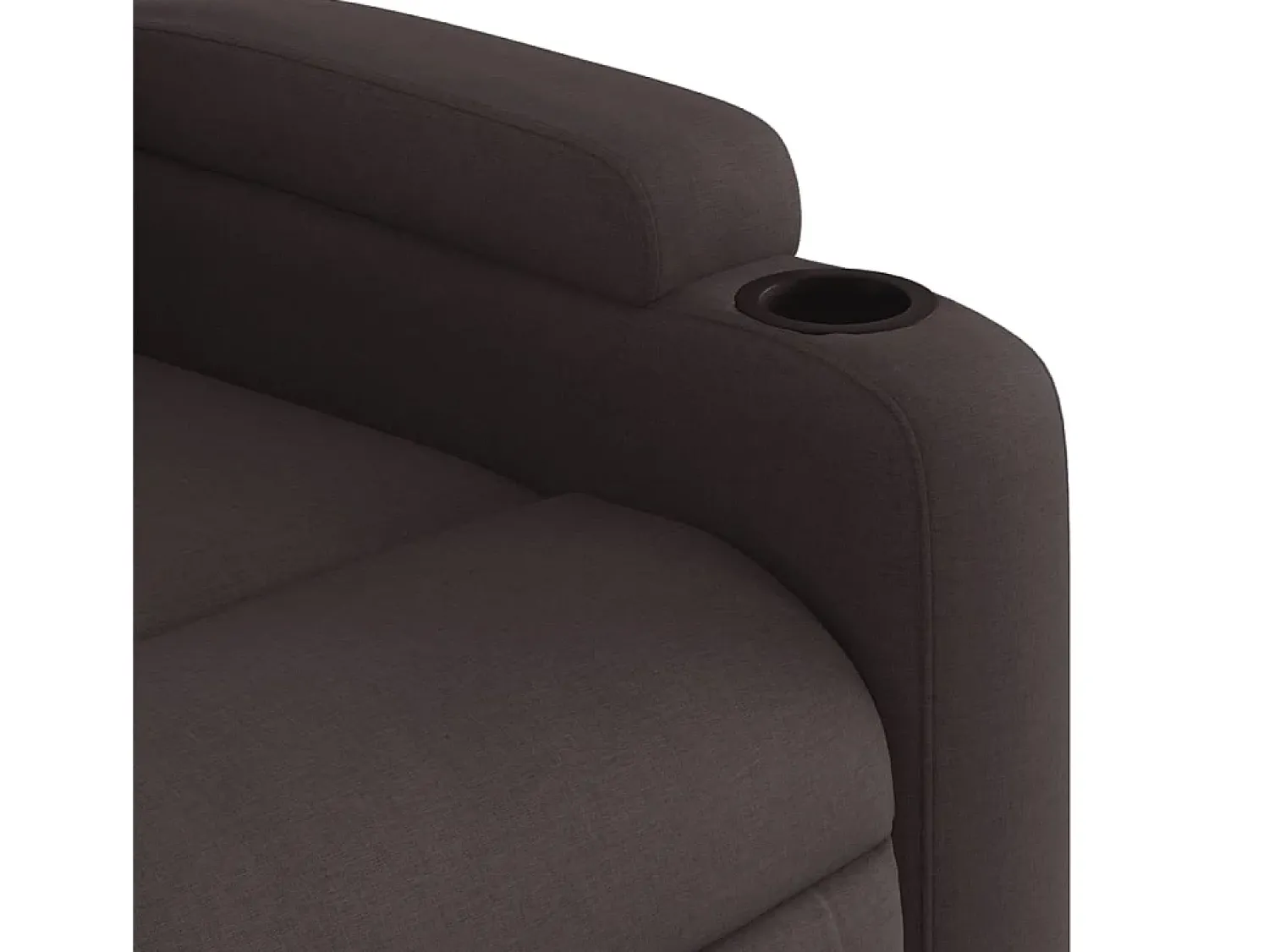 Online Poltrona Reclinável | Poltrona Confortável Relax tecido -escuro SHL837011 Castanho