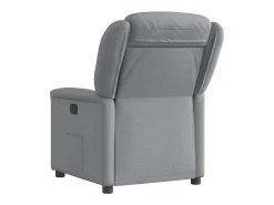 Poltrona Reclinável | Poltrona Confortável Relax tecido -claro SHL881954 Cinzento