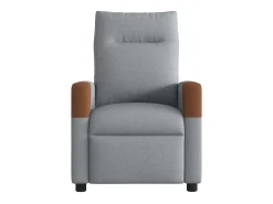 Poltrona* Poltrona Reclinável | Poltrona Confortável Relax tecido -claro SHL471449 Cinzento