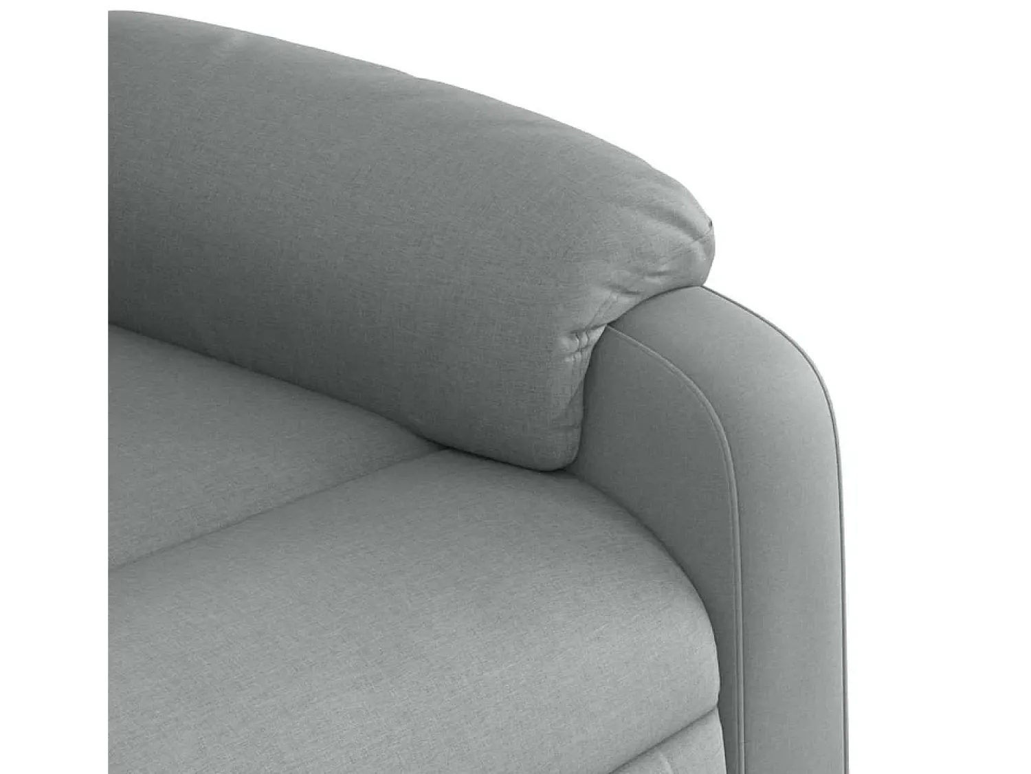 Poltrona| Poltrona Reclinável | Poltrona Confortável Relax tecido -claro SHL713786 Cinzento