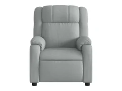 Poltrona| Poltrona Reclinável | Poltrona Confortável Relax tecido -claro SHL713786 Cinzento
