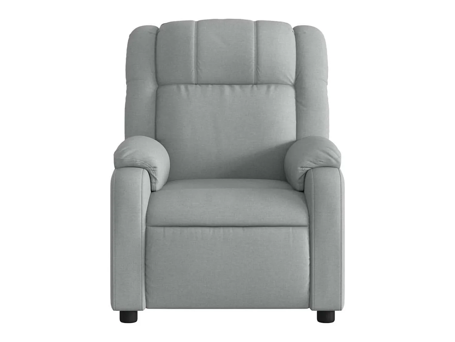 Poltrona| Poltrona Reclinável | Poltrona Confortável Relax tecido -claro SHL713786 Cinzento