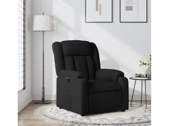 Poltrona* Poltrona Reclinável | Poltrona Confortável Relax tecido SHL817164 Preto