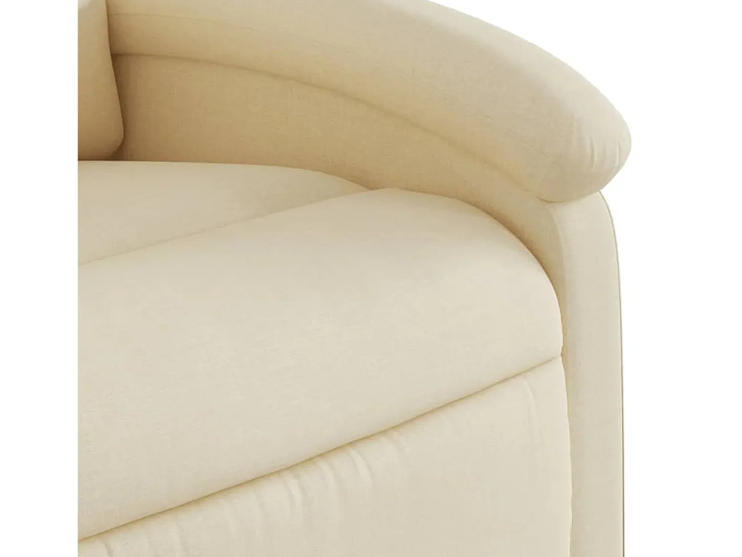 Poltrona* Poltrona Reclinável | Poltrona Confortável Relax tecido cor SHL680989 Creme