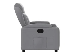 Poltrona Reclinável | Poltrona Confortável Relax tecido -claro SHL593014^ Poltrona