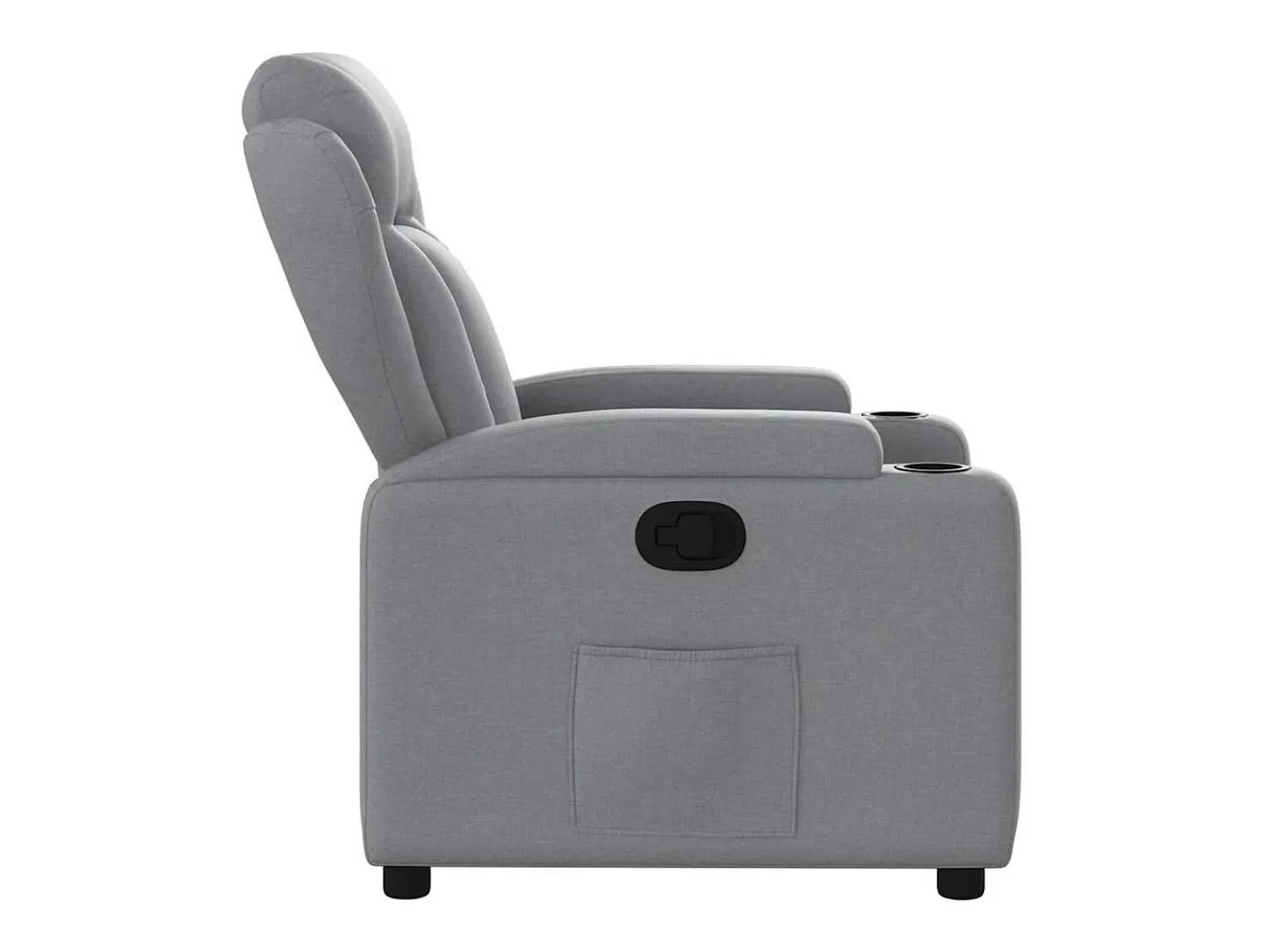 Poltrona Reclinável | Poltrona Confortável Relax tecido -claro SHL593014^ Poltrona