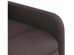 Poltrona* Poltrona Reclinável | Poltrona Confortável Relax tecido -escuro SHL230970 Castanho